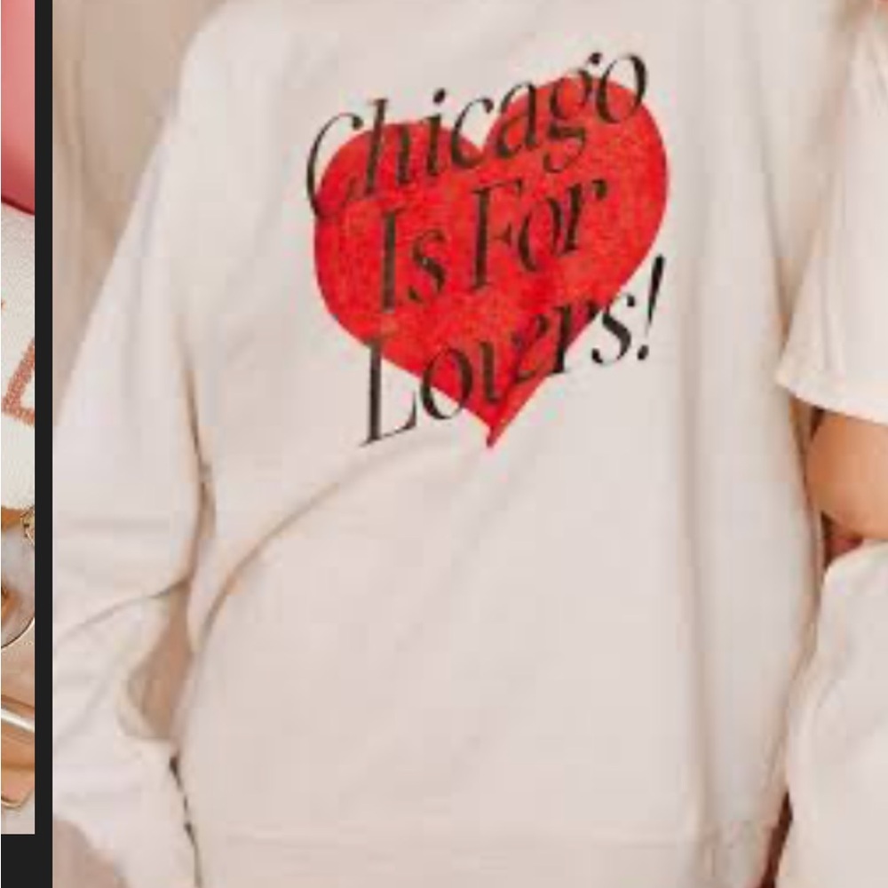Alice & Wonder Chicago is for Lovers Crewneck